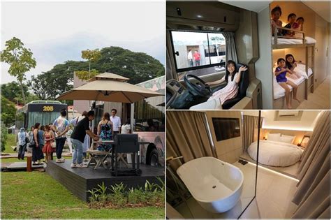 changi village bus hotel|We went for a staycation in a bus! Here's what it's like at .
